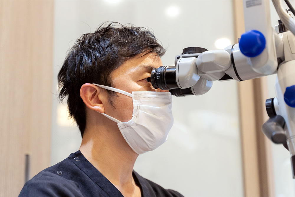 拡大視野下での形成