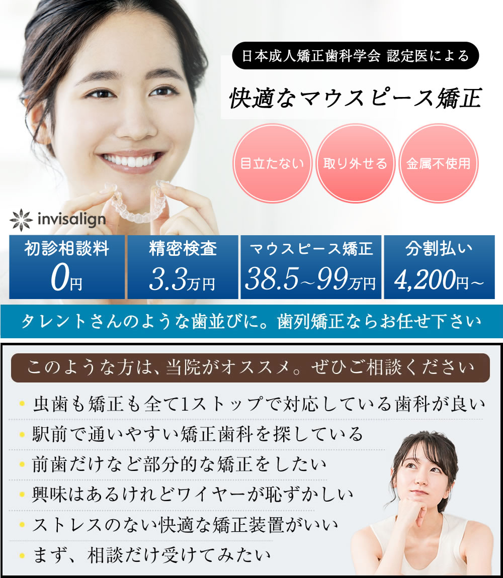 矯正歯科・マウスピース矯正