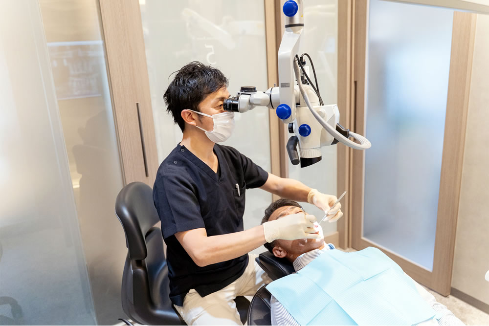 マイクロスコープを用いた低侵襲非外科治療（MINST）